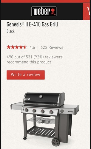 Weber grill 410 - weber, e-410