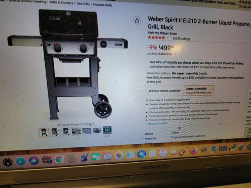 Weber spirit 210 brand - ii, e-210,